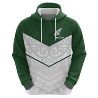 Custom New Zealand Maori Niho Taniwha Zip Hoodie