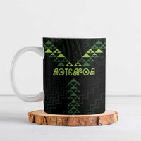 Custom New Zealand Maori Koru Koiri Motif Ceramic Mug - Polynesian Pride