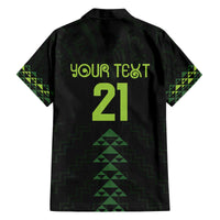 Custom New Zealand Maori Koru Koiri Motif Family Matching Off The Shoulder Long Sleeve Dress and Hawaiian Shirt