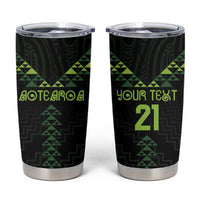 Custom New Zealand Maori Koru Koiri Motif Tumbler Cup