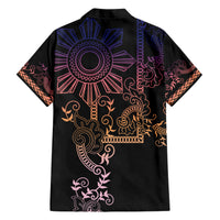 Filipino Sun Tribal Tattoo Hawaiian Shirt Philippines Inspired Barong Pink Art LT9 - Polynesian Pride