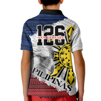 Philippines 126th Independence Day Kid Polo Shirt Pilipinas Hunyo 12 Maligayang Araw ng Kalayaan