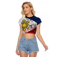 Philippines 126th Independence Day Raglan Cropped T Shirt Pilipinas Hunyo 12 Maligayang Araw ng Kalayaan