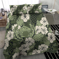 Tongan Kupesi Ngatu Hibiscus Vintage Motif Bedding Set LT9 - Polynesian Pride