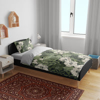 Tongan Kupesi Ngatu Hibiscus Vintage Motif Bedding Set LT9 - Polynesian Pride