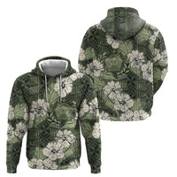 Tongan Kupesi Ngatu Hibiscus Vintage Motif Hoodie LT9 - Polynesian Pride