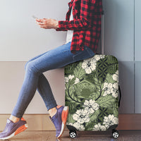 Tongan Kupesi Ngatu Hibiscus Vintage Motif Luggage Cover LT9 - Polynesian Pride