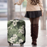 Tongan Kupesi Ngatu Hibiscus Vintage Motif Luggage Cover LT9 - Polynesian Pride