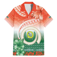 Penama Vanuatu Family Matching Mermaid Dress and Hawaiian Shirt Hibiscus Sand Drawing with Pacific Pattern