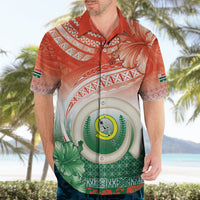 Penama Vanuatu Hawaiian Shirt Hibiscus Sand Drawing with Pacific Pattern LT9 - Polynesian Pride