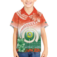 Penama Vanuatu Hawaiian Shirt Hibiscus Sand Drawing with Pacific Pattern LT9 - Polynesian Pride