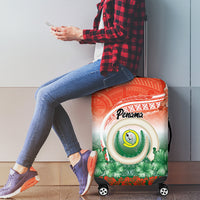 Penama Vanuatu Luggage Cover Hibiscus Sand Drawing with Pacific Pattern LT9 - Polynesian Pride