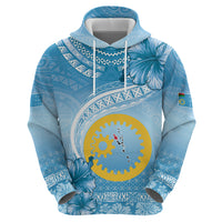 Sanma Vanuatu Hoodie Hibiscus Sand Drawing with Pacific Pattern LT9 - Polynesian Pride