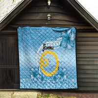 Sanma Vanuatu Quilt Hibiscus Sand Drawing with Pacific Pattern LT9 - Polynesian Pride