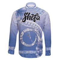 Shefa Vanuatu Family Matching Puletasi and Hawaiian Shirt Hibiscus Sand Drawing with Pacific Pattern