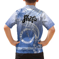Shefa Vanuatu Family Matching Tank Maxi Dress and Hawaiian Shirt Hibiscus Sand Drawing with Pacific Pattern LT9 - Polynesian Pride