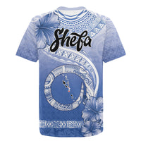 Shefa Vanuatu Rugby Jersey Hibiscus Sand Drawing with Pacific Pattern LT9 - Polynesian Pride