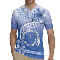 Shefa Vanuatu Rugby Jersey Hibiscus Sand Drawing with Pacific Pattern LT9 - Polynesian Pride