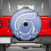 Shefa Vanuatu Spare Tire Cover Hibiscus Sand Drawing with Pacific Pattern LT9 - Polynesian Pride