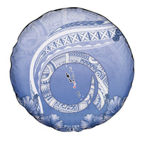 Shefa Vanuatu Spare Tire Cover Hibiscus Sand Drawing with Pacific Pattern LT9 - Polynesian Pride