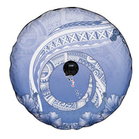 Shefa Vanuatu Spare Tire Cover Hibiscus Sand Drawing with Pacific Pattern LT9 - Polynesian Pride