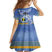 Tafea Vanuatu Family Matching Off Shoulder Short Dress and Hawaiian Shirt Hibiscus Sand Drawing with Pacific Pattern LT9 - Polynesian Pride