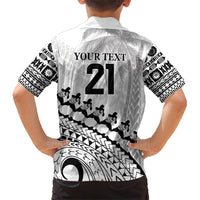 Custom Fiji Rugby Cibi Dance Kid Hawaiian Shirt Create History World Cup Sevens