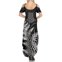 New Zealand Black Fern 7s Summer Maxi Dress History World Cup Sevens