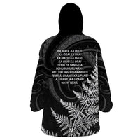 New Zealand Black Fern 7s Wearable Blanket Hoodie History World Cup Sevens
