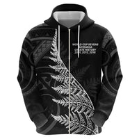 New Zealand Black Fern 7s Zip Hoodie History World Cup Sevens