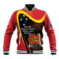 Personalised Papua Niugini Tok Pisin Wik Baseball Jacket