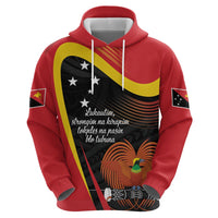 Personalised Papua Niugini Tok Pisin Wik Zip Hoodie