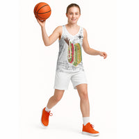 Hawaii Lei Kamehameha Basketball Jersey Ke'oke'o Seamless Pattern Hibiscus Flower LT9 - Polynesian Pride