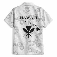 Hawaii Lei Kamehameha Hawaiian Shirt Ke'oke'o Seamless Pattern Hibiscus Flower LT9 - Polynesian Pride
