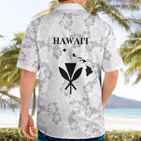 Hawaii Lei Kamehameha Hawaiian Shirt Ke'oke'o Seamless Pattern Hibiscus Flower LT9 - Polynesian Pride