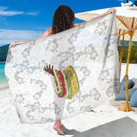 Hawaii Lei Kamehameha Sarong Ke'oke'o Seamless Pattern Hibiscus Flower