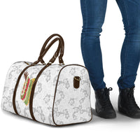 Hawaii Lei Kamehameha Travel Bag Ke'oke'o Seamless Pattern Hibiscus Flower LT9 - Polynesian Pride