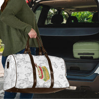 Hawaii Lei Kamehameha Travel Bag Ke'oke'o Seamless Pattern Hibiscus Flower LT9 - Polynesian Pride