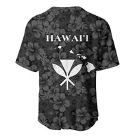 Hawaii Lei Kamehameha Baseball Jersey Ele'ele Seamless Pattern Hibiscus Flower