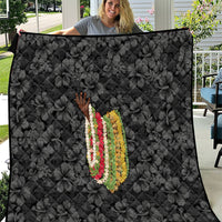 Hawaii Lei Kamehameha Quilt Ele'ele Seamless Pattern Hibiscus Flower