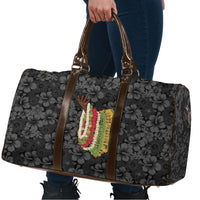 Hawaii Lei Kamehameha Travel Bag Ele'ele Seamless Pattern Hibiscus Flower