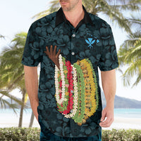 Hawaii Lei Kamehameha Hawaiian Shirt Uliuli Seamless Pattern Hibiscus Flower LT9 - Polynesian Pride