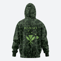Hawaii Lei Kamehameha Hoodie Oma'oma'o Seamless Pattern Hibiscus Flower LT9 - Polynesian Pride
