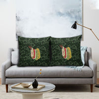 Hawaii Lei Kamehameha Pillow Cover Oma'oma'o Seamless Pattern Hibiscus Flower