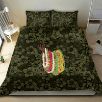 Hawaii Lei Kamehameha Bedding Set Melemele Seamless Pattern Hibiscus Flower