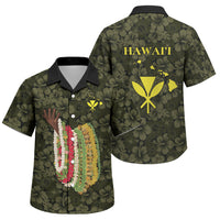 Hawaii Lei Kamehameha Family Matching Mermaid Dress and Hawaiian Shirt Melemele Seamless Pattern Hibiscus Flower LT9 Son's Shirt Yellow - Polynesian Pride
