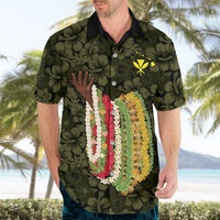 Hawaii Lei Kamehameha Hawaiian Shirt Melemele Seamless Pattern Hibiscus Flower LT9 - Polynesian Pride
