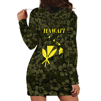 Hawaii Lei Kamehameha Hoodie Dress Melemele Seamless Pattern Hibiscus Flower LT9 - Polynesian Pride