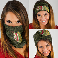 Hawaii Lei Kamehameha Neck Gaiter Melemele Seamless Pattern Hibiscus Flower LT9 - Polynesian Pride