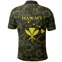 Hawaii Lei Kamehameha Polo Shirt Melemele Seamless Pattern Hibiscus Flower LT9 - Polynesian Pride